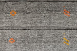 8x8 Gray and Beige Turkish Tribal Rug