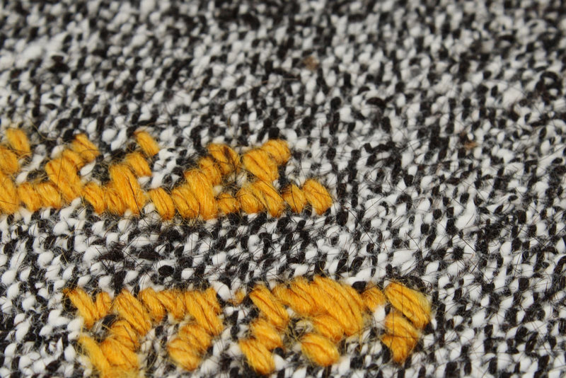 8x8 Gray and Beige Turkish Tribal Rug