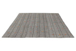 8x8 Gray and Beige Turkish Tribal Rug