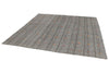 8x8 Gray and Beige Turkish Tribal Rug