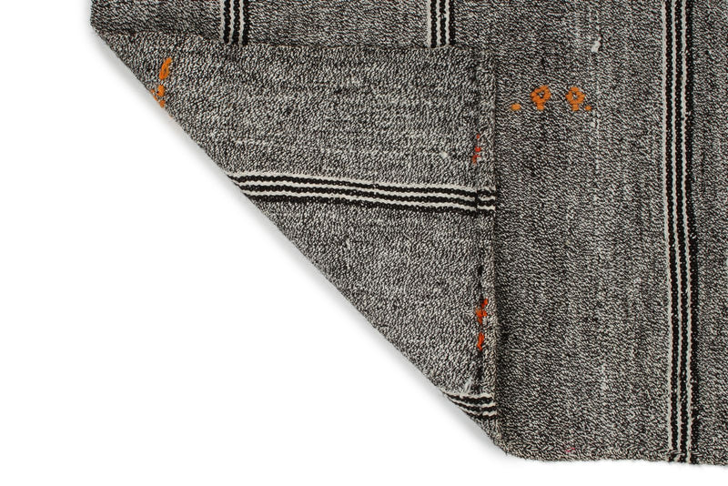 8x8 Gray and Beige Turkish Tribal Rug