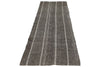 3x10 Brown and Ivory Turkish Tribal Runner