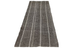 3x10 Brown and Ivory Turkish Tribal Runner