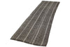 3x10 Brown and Ivory Turkish Tribal Runner