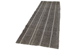 3x10 Brown and Ivory Turkish Tribal Runner