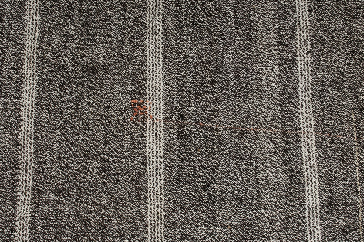 3x10 Brown and Ivory Turkish Tribal Runner