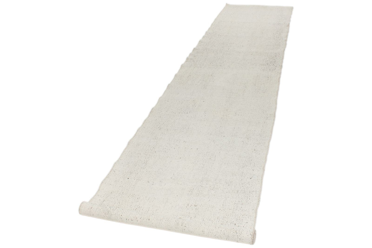 3x15 Off White and Off White Turkish Tribal Runner
