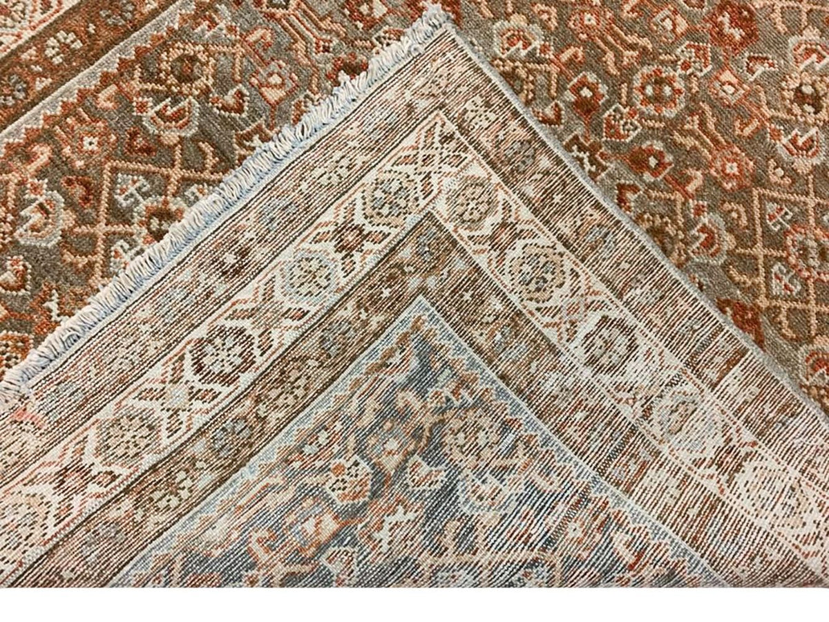 3x13 Ivory and Red Persian Runner