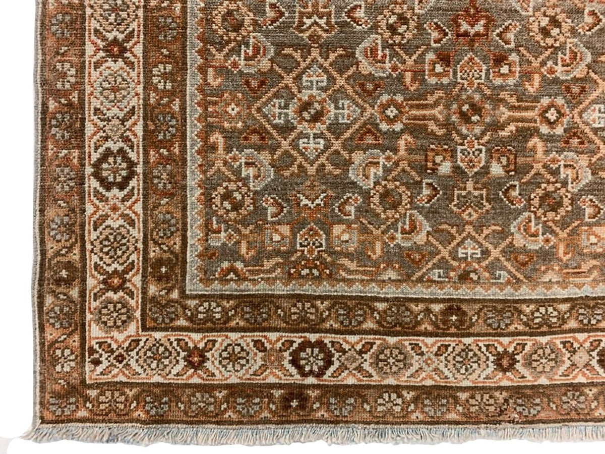 3x13 Ivory and Red Persian Runner