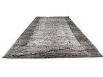 8x10 Gray and Black Turkish Antep Rug