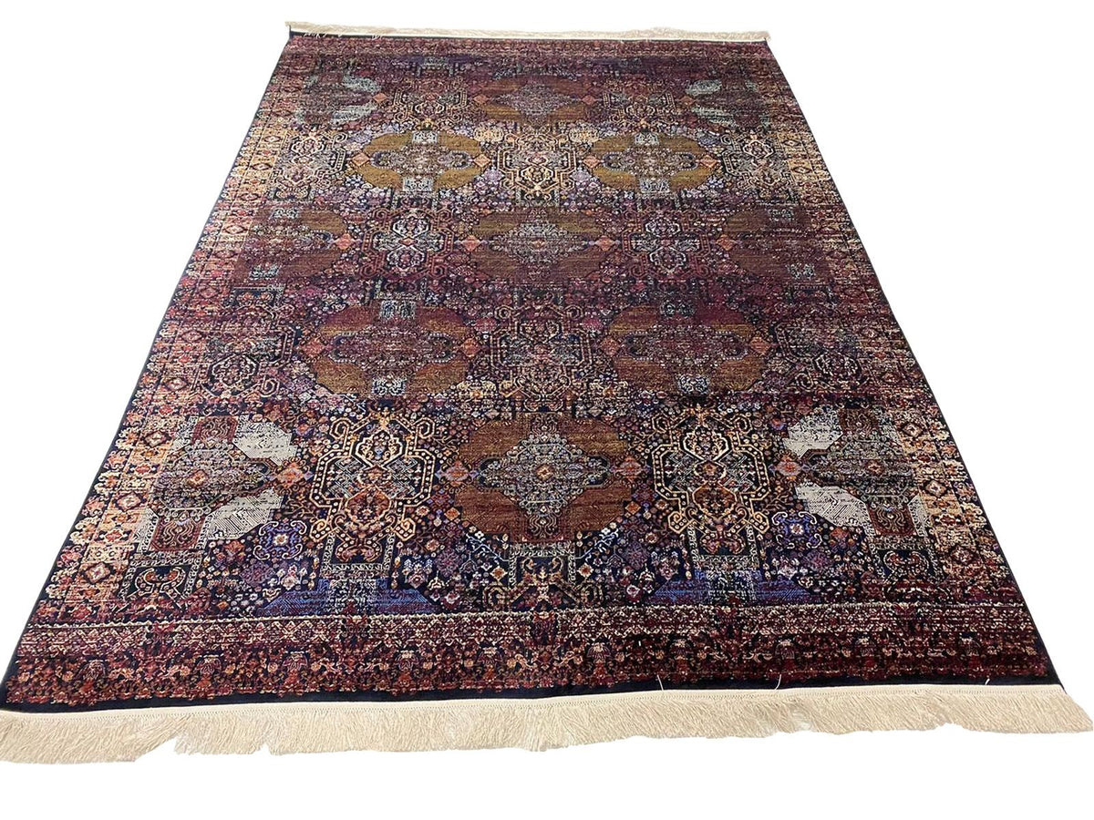 7x10 Multicolor Turkish Antep Rug