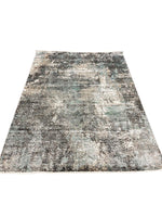 5x7 Blue and Gray Turkish Antep Rug