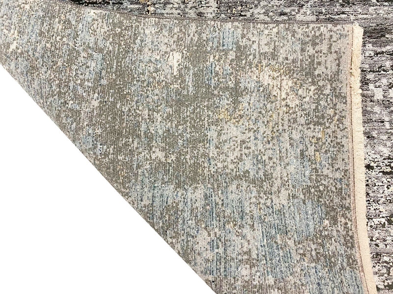 5x7 Blue and Gray Turkish Antep Rug