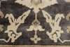 9x12 Gray and Ivory Turkish Oushak Rug