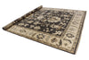 9x12 Gray and Ivory Turkish Oushak Rug