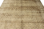 8x10 Beige and Brown Anatolian Turkish Tribal Rug