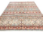 8x9 Multicolor Turkish Tribal Rug