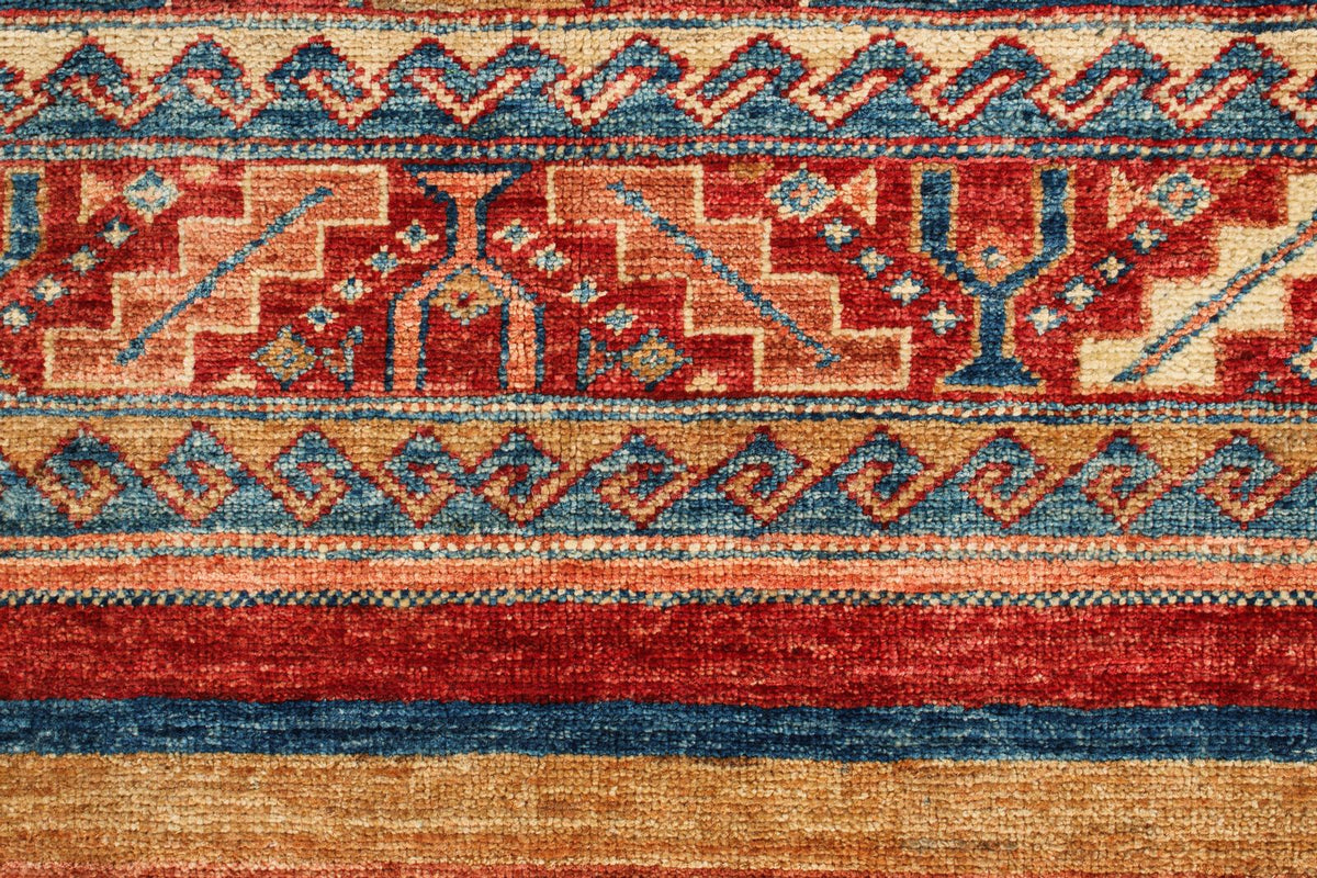6x8 Multicolor Turkish Tribal Rug