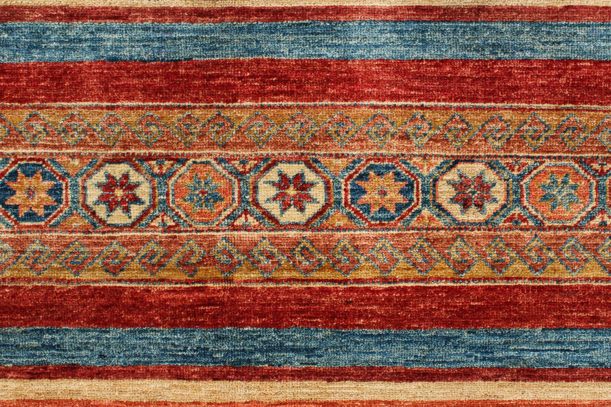 6x8 Multicolor Turkish Tribal Rug