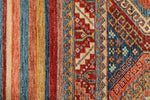 6x8 Multicolor Turkish Tribal Rug