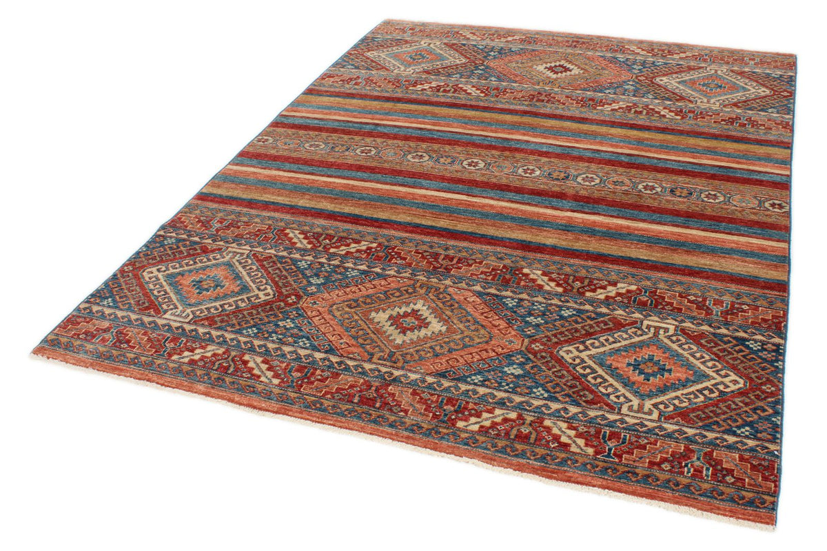 6x8 Multicolor Turkish Tribal Rug