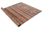 6x8 Multicolor Turkish Tribal Rug