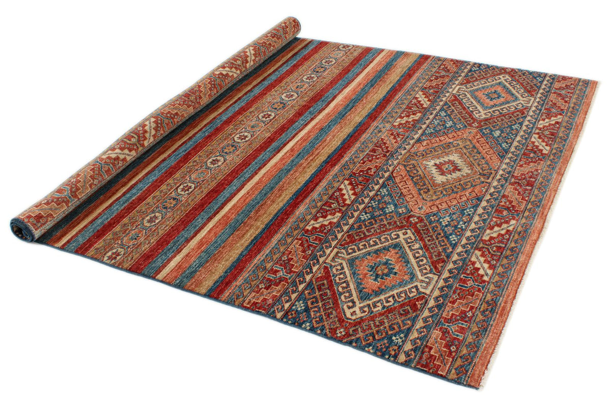 6x8 Multicolor Turkish Tribal Rug