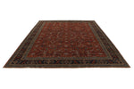 10x13 Red and Navy Anatolian Traditional Rug