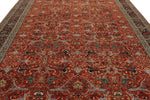 10x13 Red and Navy Anatolian Traditional Rug