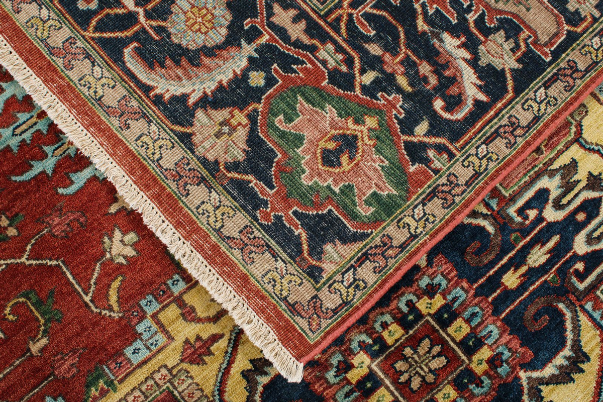 8x10 Red and Navy Anatolian Persian Rug