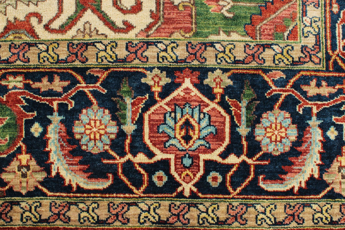 8x10 Red and Navy Anatolian Persian Rug