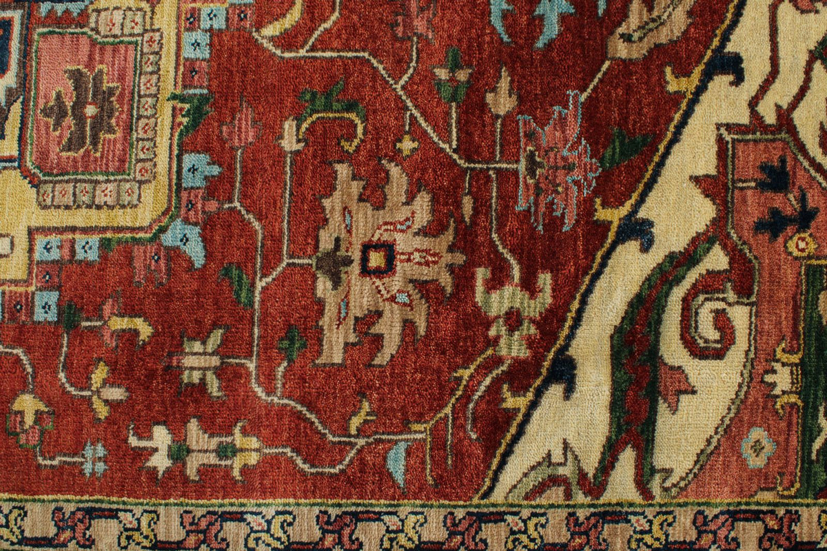 8x10 Red and Navy Anatolian Persian Rug