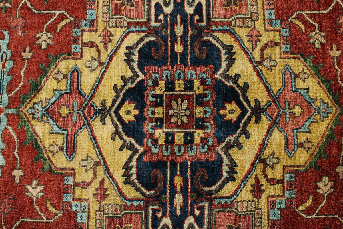 8x10 Red and Navy Anatolian Persian Rug