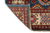 3x10 Blue and Ivory Kazak Tribal Runner