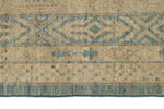8x10 Blue and Beige Turkish Tribal Rug