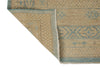 8x10 Blue and Beige Turkish Tribal Rug