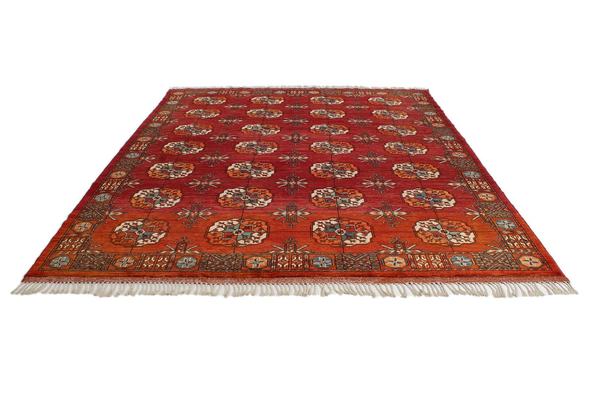 8x10 Red Turkish Tribal Rug