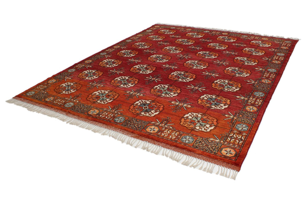 8x10 Red Turkish Tribal Rug