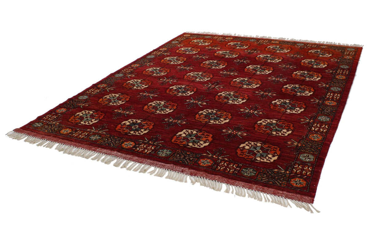 8x10 Red Turkish Tribal Rug