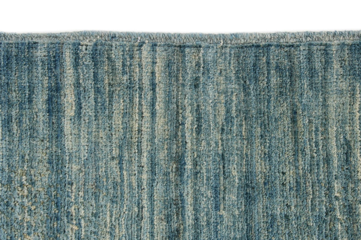 4x6 Blue and Beige Turkish Oushak Rug