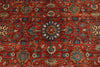 9x12 Rust nad Navy Traditional Rug