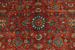 9x12 Rust nad Navy Traditional Rug