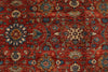 9x12 Rust nad Navy Traditional Rug