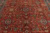 9x12 Rust nad Navy Traditional Rug