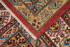 10x10 Red and Ivory Kazak Tribal Rug