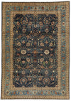 10x14 Navy and Light Blue Anatolian Traditional Rug