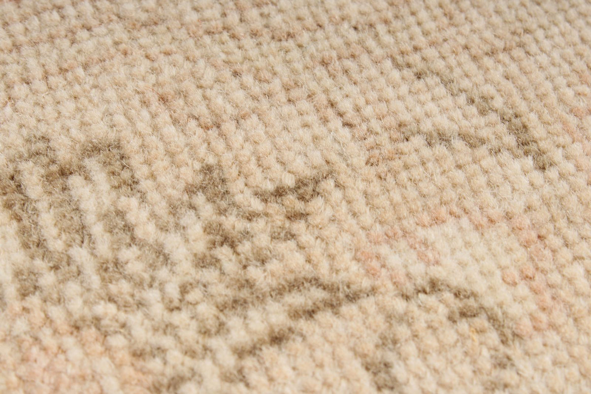 7x10 Beige and Brown Turkish Traditional Rug