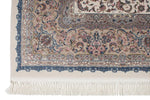 7x10 Ivory and White Turkish Antep Rug