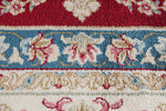 7x10 Red and Ivory Turkish Antep Rug