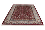 7x10 Red and Ivory Turkish Antep Rug